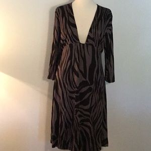 Flora Kung 100% Silk Knit Dress, sz 10